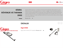 Tablet Screenshot of gigra.com